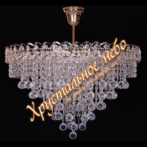 Капель лепесток 6 ламп камень Шар-30