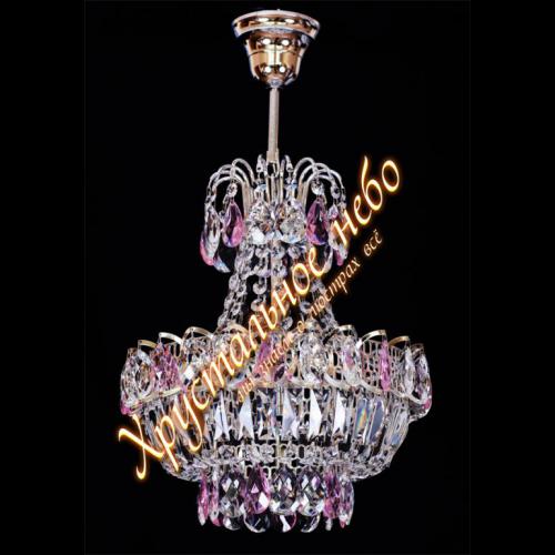 Натали 1 лампа камень цветной (розовый). Артикул: 342301-ц