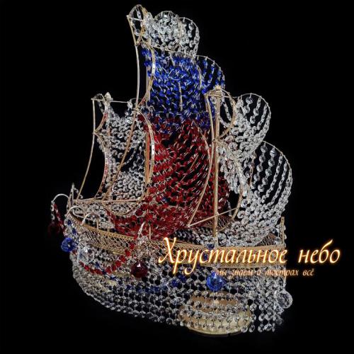 Настольная лампа "Черная Жемчужина" - 2 цветная